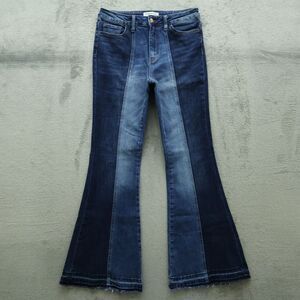 Flying Monkey Jeans Womens Size 29 Blue High-Rise Super Flare Denim 31.5" Inseam